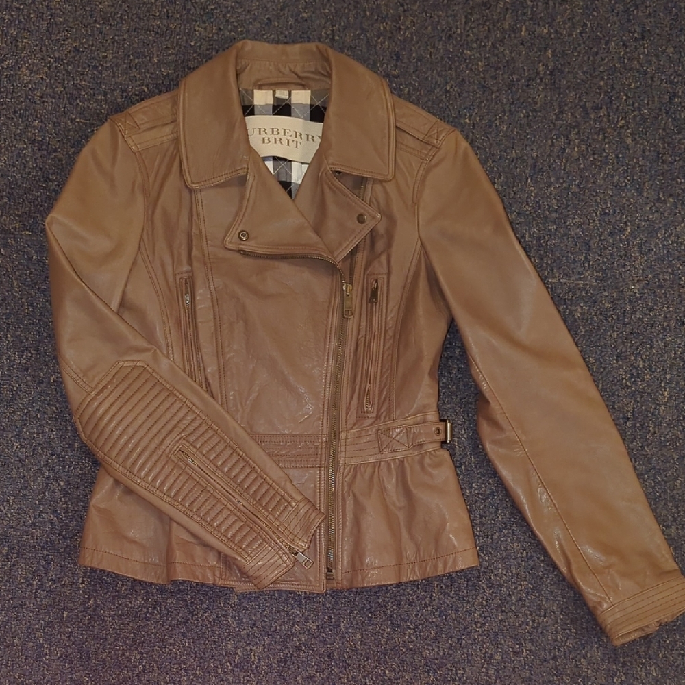 Burberry Brit Brown Leather Jacket